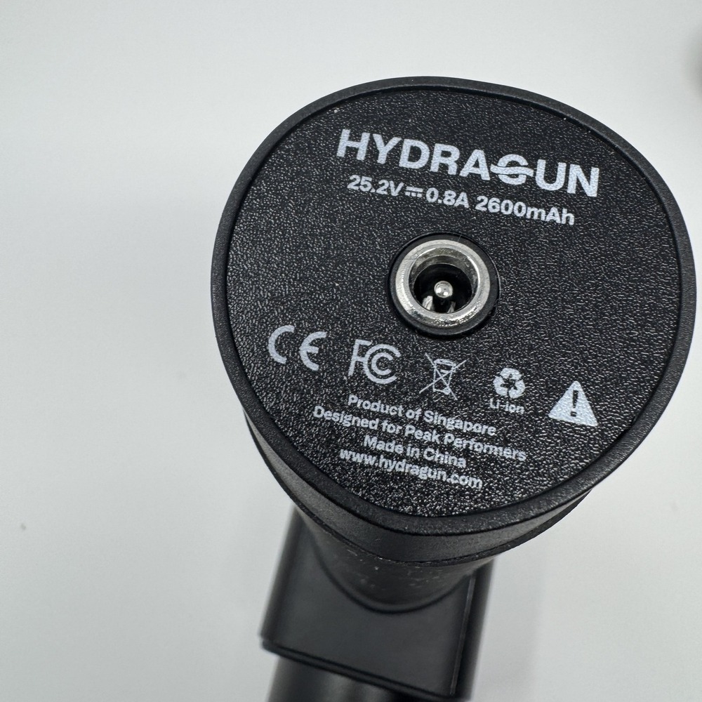 Hydragun Massage Gun Percussion Massager Kit 7 Heads Case 2600mAh Quiet Recovery - Picture 12 of 16